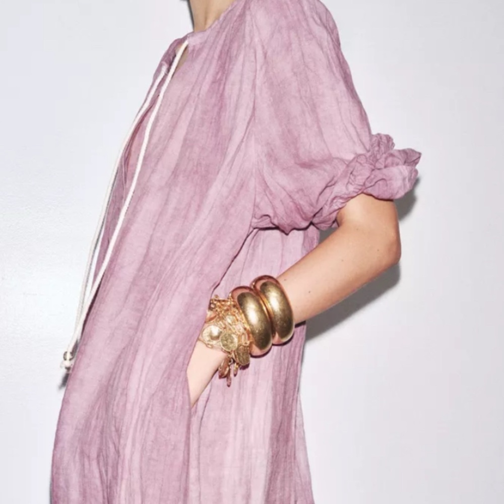 Brand new, high quality absolutely stunning 100% linen gorgeous dress,size Large - Picture 17 of 17